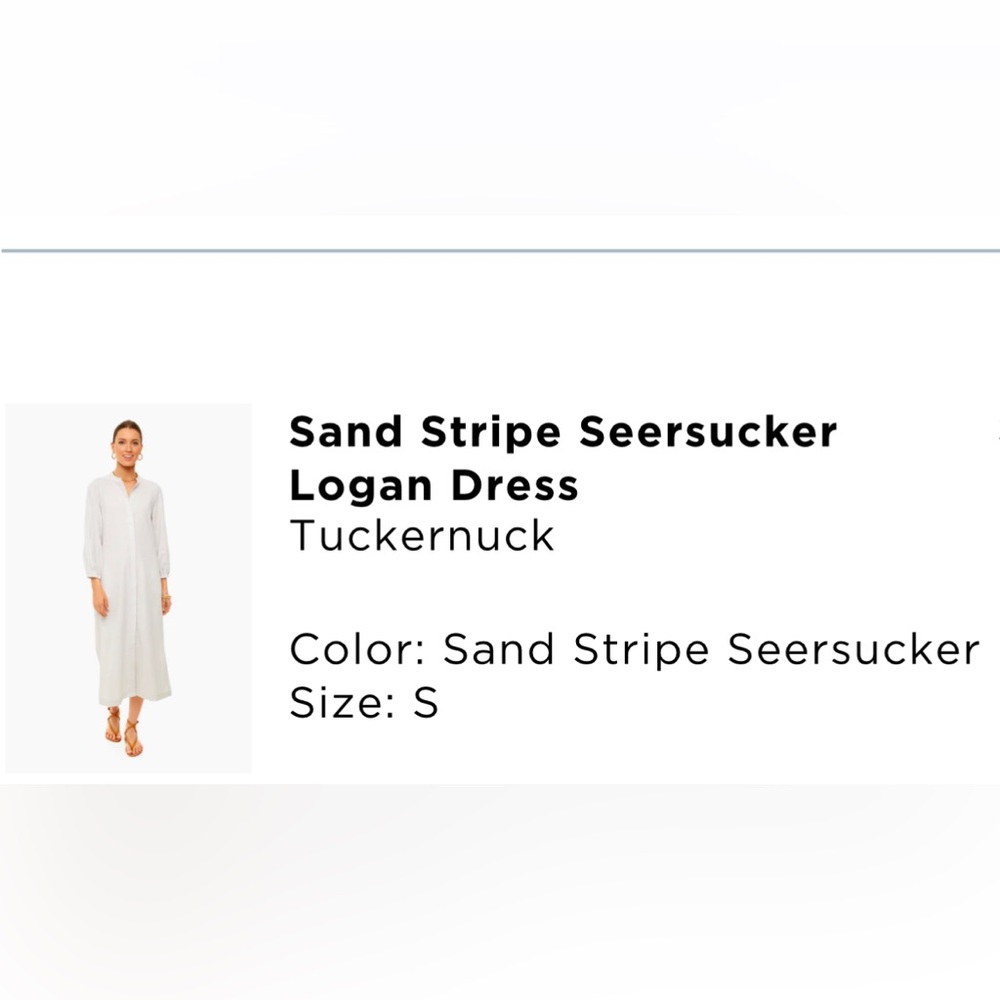 *Brand New* Tuckernuck seersucker Logan dress